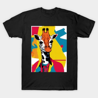 Summer Vibes Giraffe Abstract Art Vibes Tee! T-Shirt